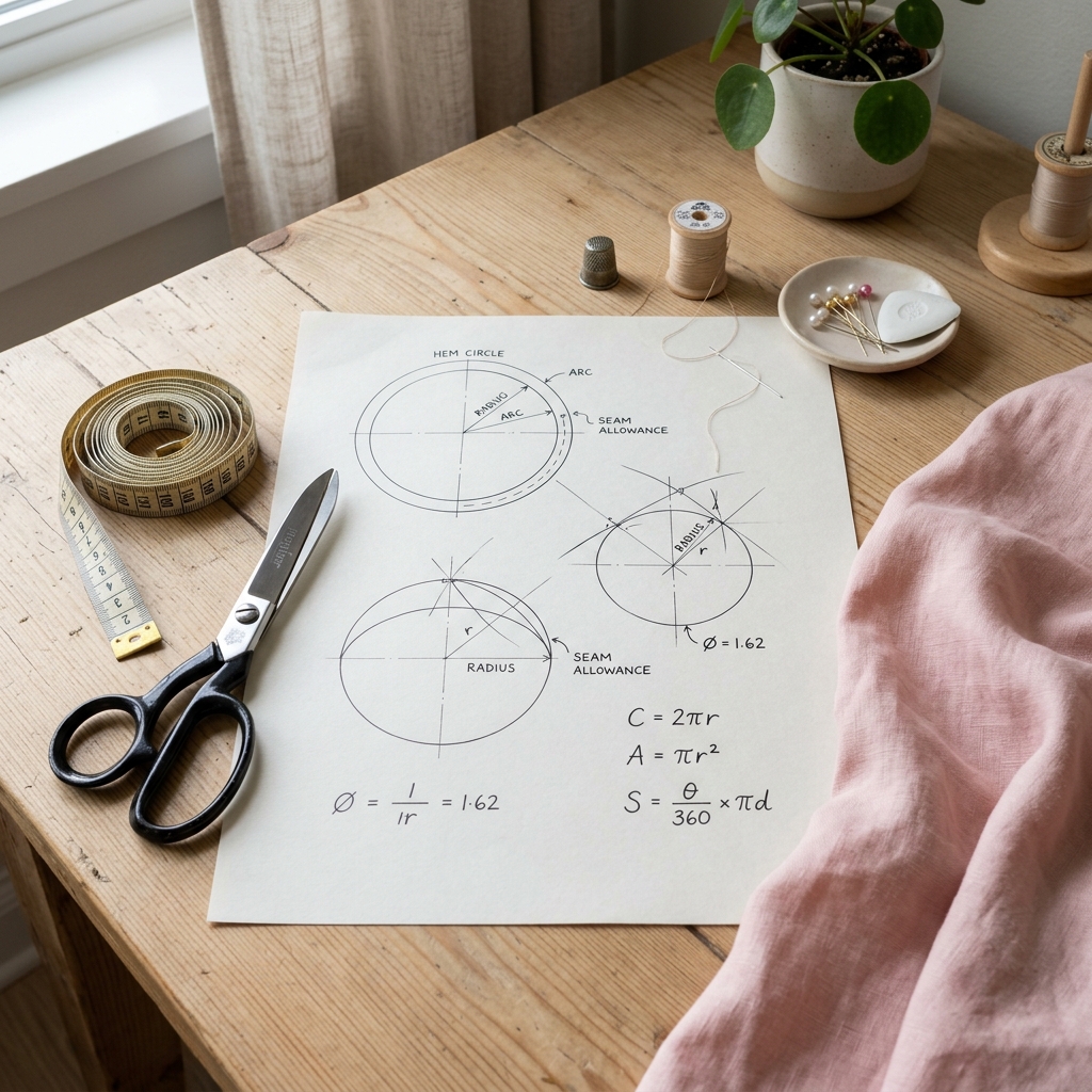 Circle Skirt Formula Explained: The Math Behind the Perfect Swish