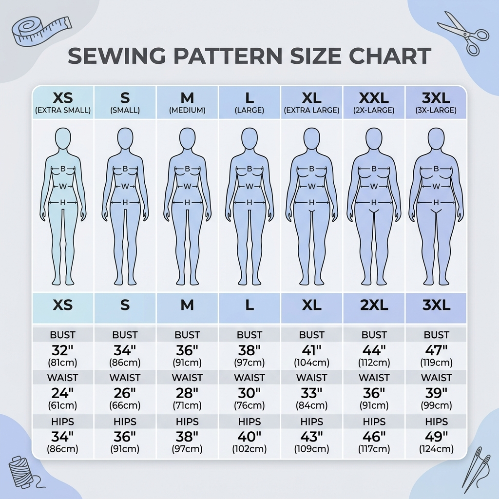 The Ultimate Circle Skirt Size Chart: Measurements for All Sizes