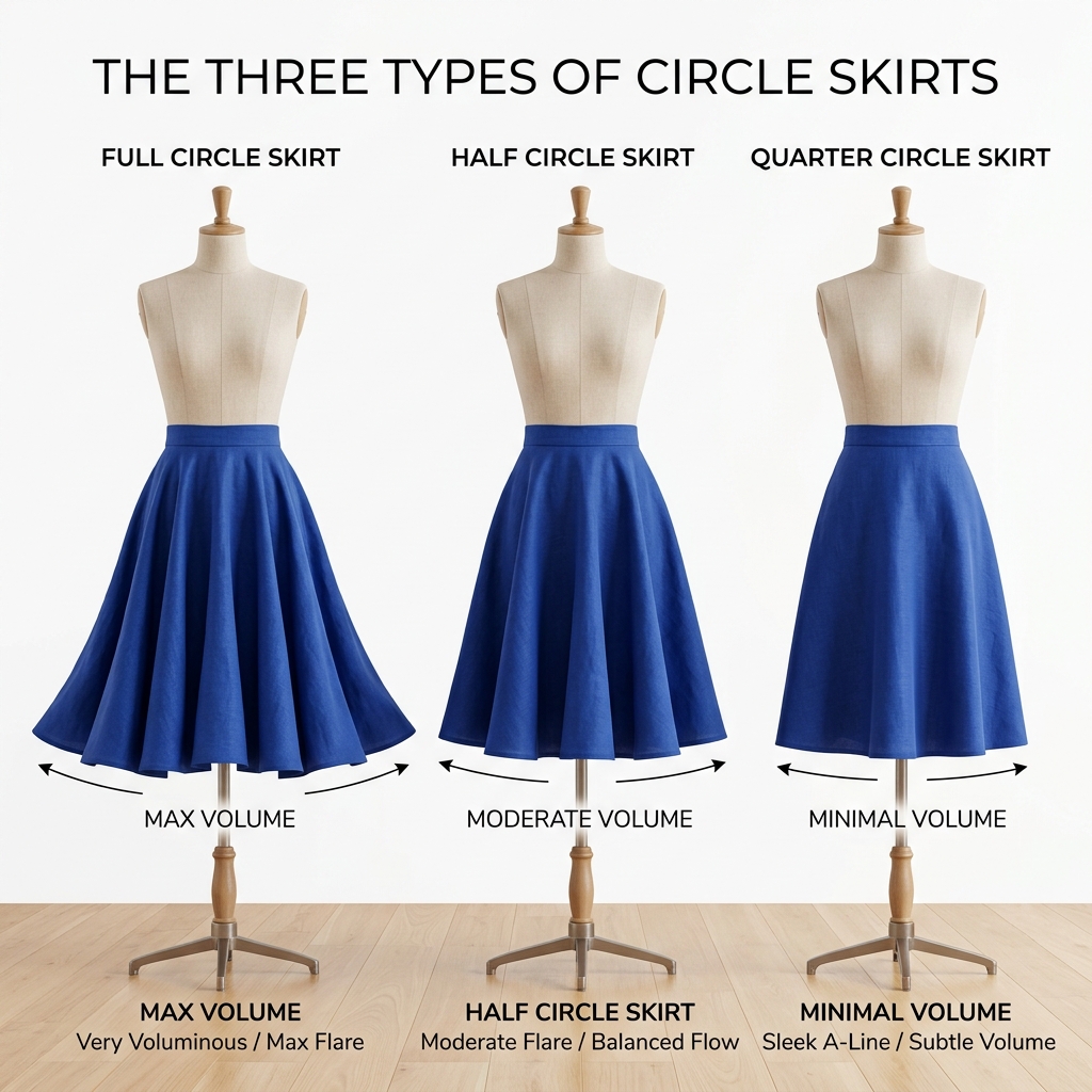 Full vs Half vs Quarter Circle Skirt: Which One Should You Make?
